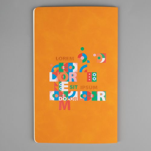 Блокнот Luba, оранжевый