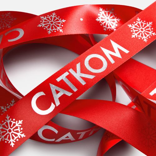 Лента сатиновая Satin 20 XXL, красная, 210 см