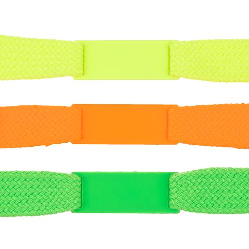 Шильдик металлический Kova, оранжевый неон