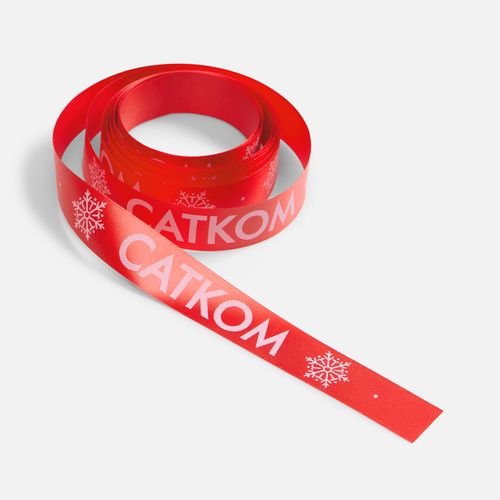 Лента сатиновая Satin 20 XXL, красная, 210 см