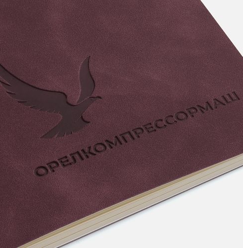 Блокнот Luba, бордовый