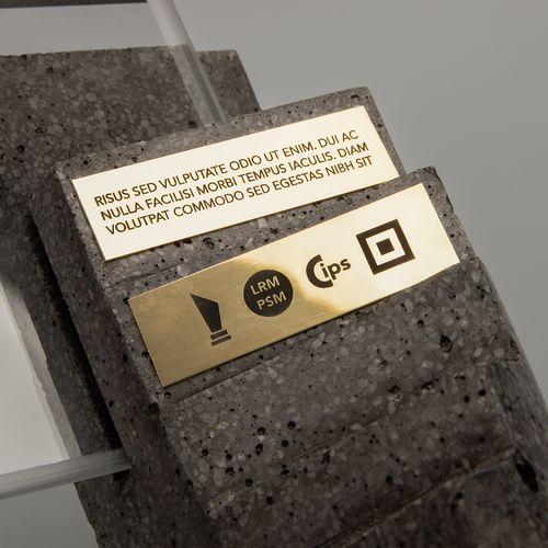 Стела Moon Steps, темно-серая