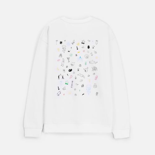 Свитшот унисекс Columbia, белый