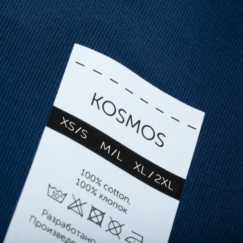 Футболка оверсайз унисекс Kosmos 2.0, темно-синяя