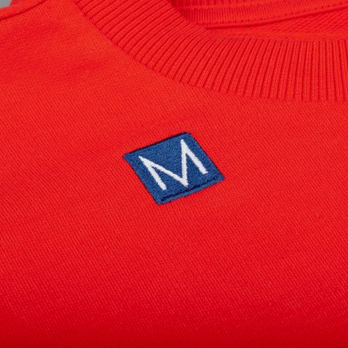 Футболка оверсайз с двойным рукавом Kosmos, красная