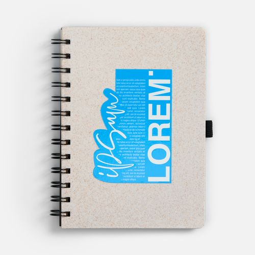 Блокнот на спирали Intrigo, белый