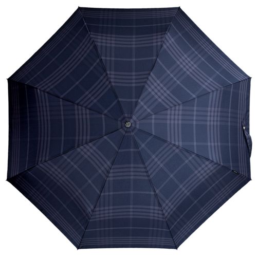 Складной зонт Gran Turismo, темно-синий в клетку