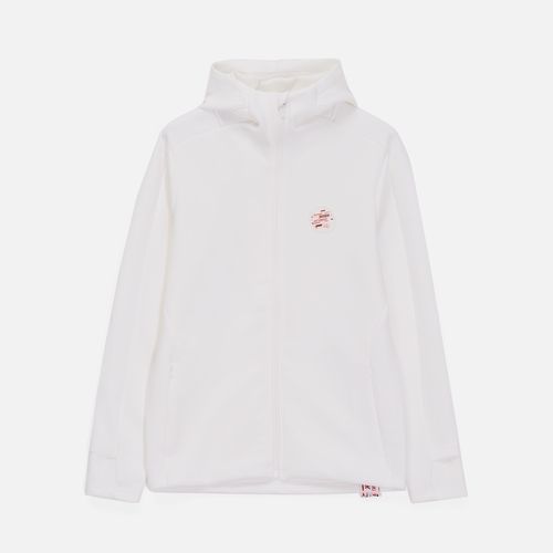 Куртка с капюшоном унисекс Begi, молочно-белая