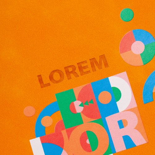 Блокнот Luba, оранжевый