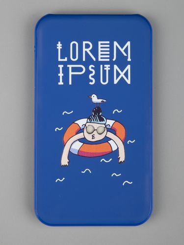 Аккумулятор Uniscend Starry с подсветкой, 5000 мАч, синий