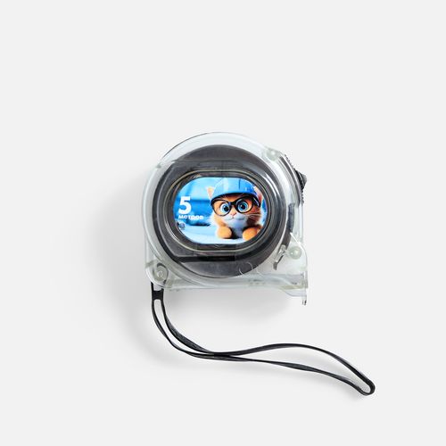 Рулетка Selvaksi, 5 м, черная