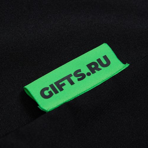 Лейбл тканевый Epsilon, L, зеленый неон