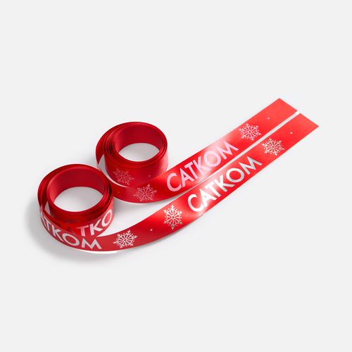 Лента сатиновая Satin 20 XXL, красная, 210 см