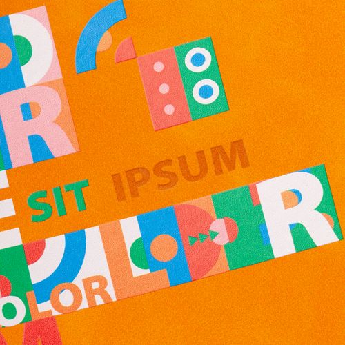 Блокнот Luba, оранжевый