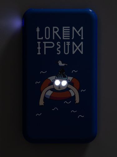 Аккумулятор Uniscend Starry с подсветкой, 5000 мАч, синий