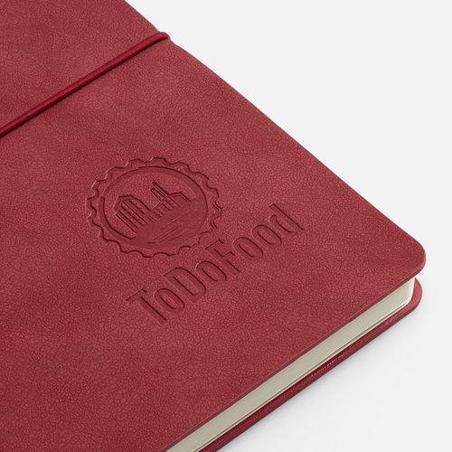 Ежедневник Kuka, недатированный, красный