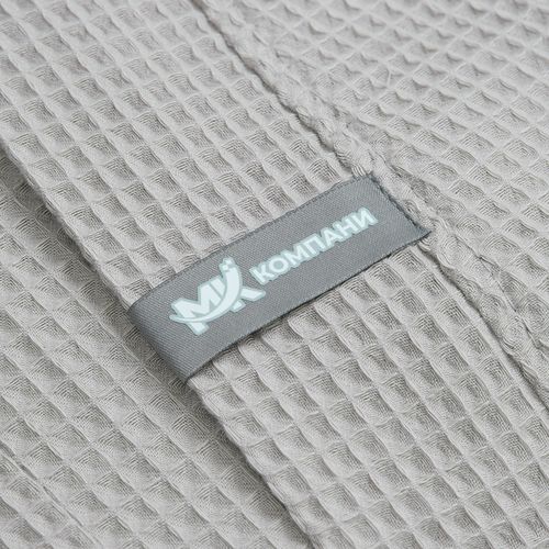 Халат вафельный Kimono, светло-серый