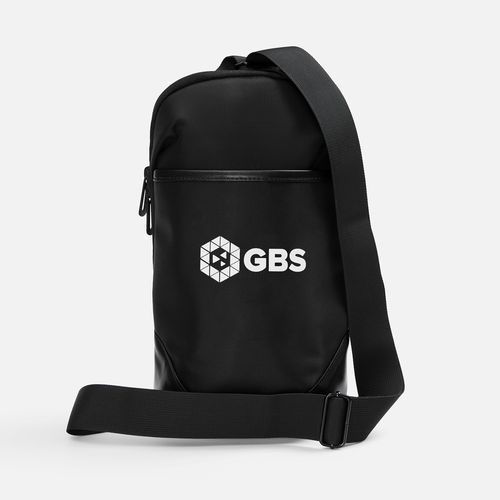 Рюкзак на одно плечо Solnex, черный