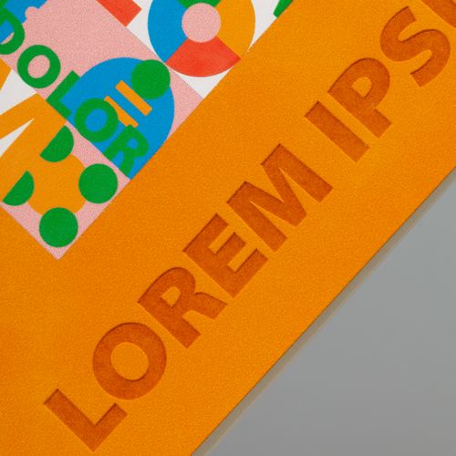 Блокнот Luba, оранжевый