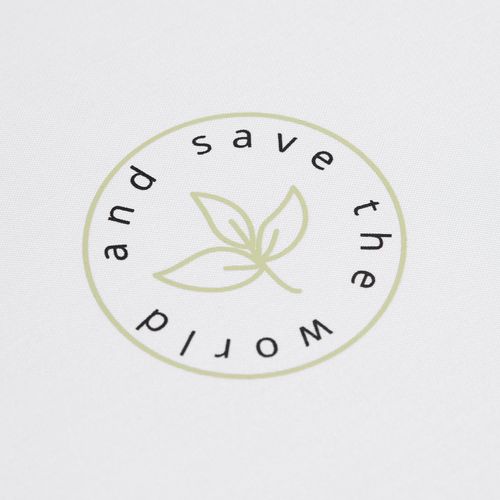 Зонт-трость Standard, белый с серебристым внутри