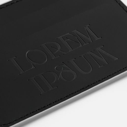 Чехол для карточек Shall Simple, черный