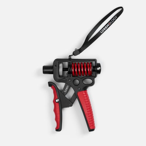 Эспандер кистевой пружинный Motive Power, черный с красным