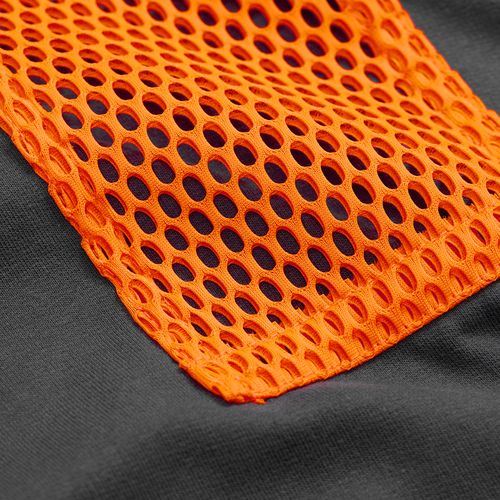 Карман из крупной сетки Pose, оранжевый неон