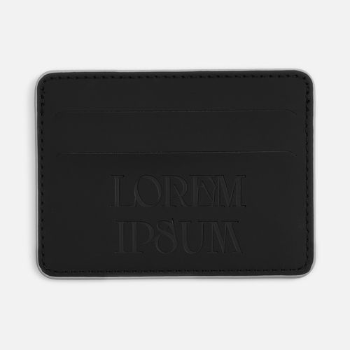 Чехол для карточек Shall Simple, черный