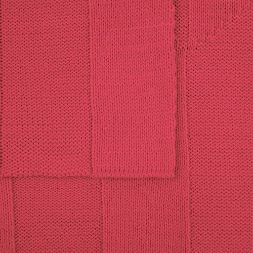 Плед Rombus, темно-розовый (коралл)