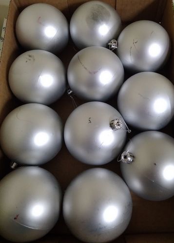 Шар оформительский «Шародарики-8», матовый, серебристый