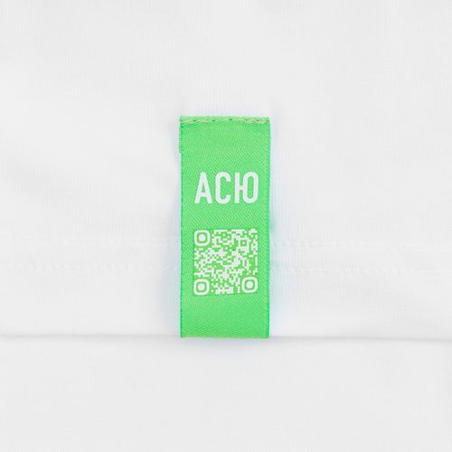 Лейбл тканевый Epsilon, S, зеленый неон