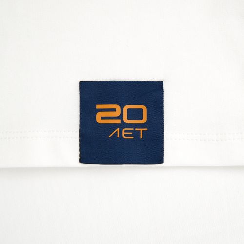 Лейбл тканевый Epsilon, L, темно-синий