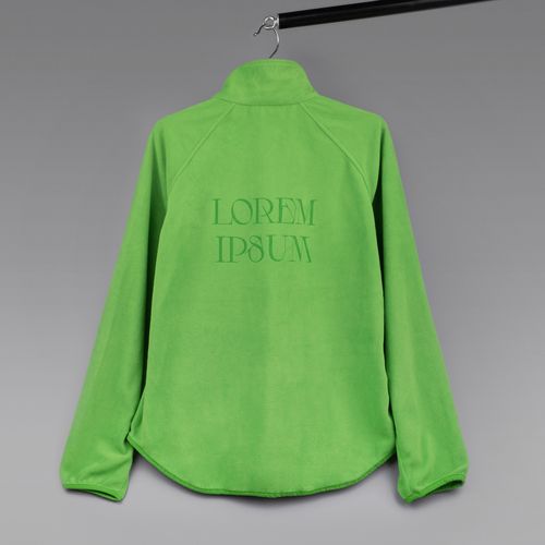 Куртка флисовая унисекс Fliska, зеленое яблоко