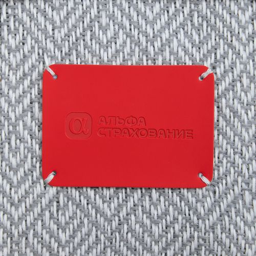 Лейбл Eta Soft Touch, XL, красный