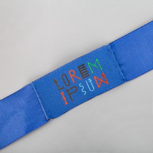 Лейбл тканевый Epsilon, XXS, синий