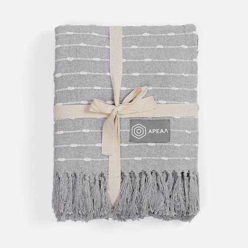 Лейбл тканевый Epsilon, M, серый