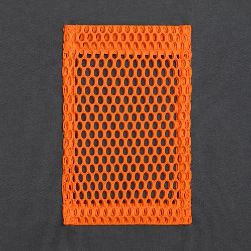 Карман из крупной сетки Pose, оранжевый неон