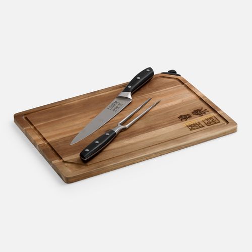 Набор для мяса Slice Twice с ножом-слайсером и вилкой