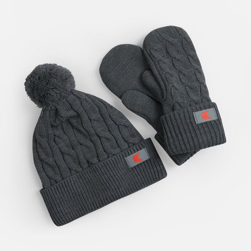 Лейбл из ПВХ Dzeta, S, серый