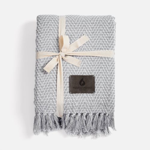 Лейбл кожаный Beta, XL, серый