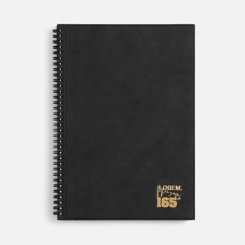 Ежедневник Notera Maxi, недатированный, черный