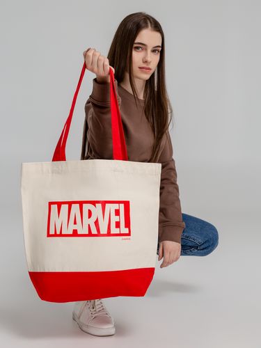 Холщовая сумка Marvel, красная