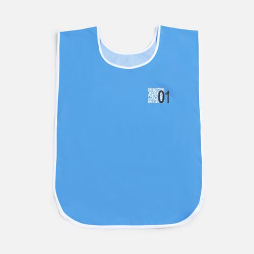 Манишка Member, голубая с белым