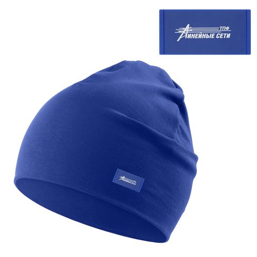 Лейбл из ПВХ Dzeta, S, синий