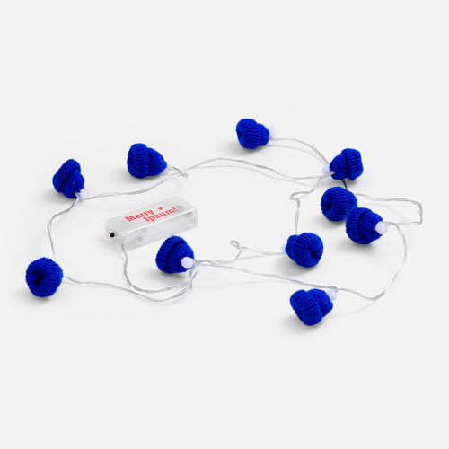 Гирлянда Cosy Poms, синяя