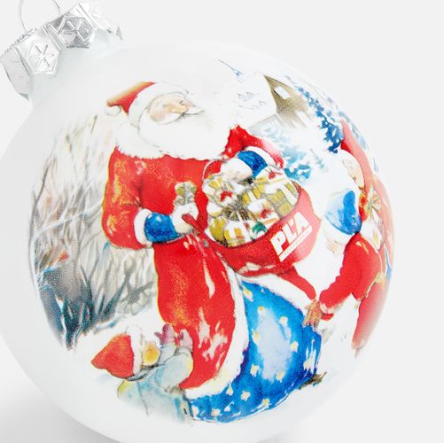 Елочный шар Finery Matt, 8 см, матовый белый