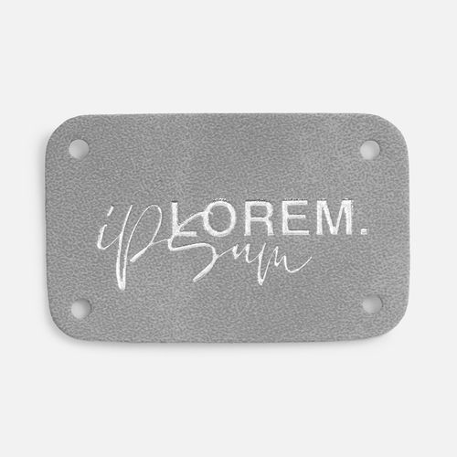 Лейбл Eta Nubuck Touch, S, серый