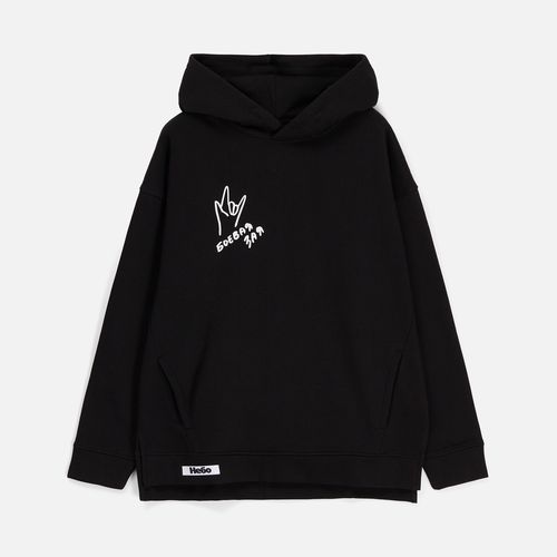 Худи оверсайз унисекс Tolla, черное