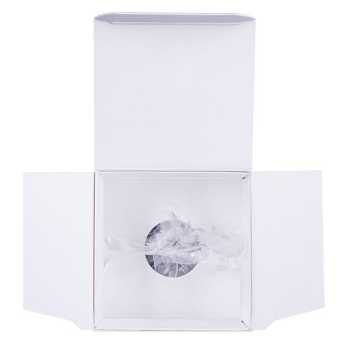 Свеча ручной работы «Северное сияние», в форме цилиндра