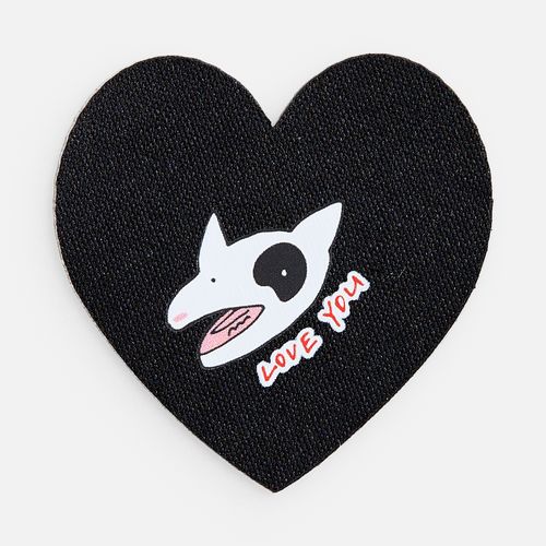 Наклейка тканевая Lunga Cor, M, черная